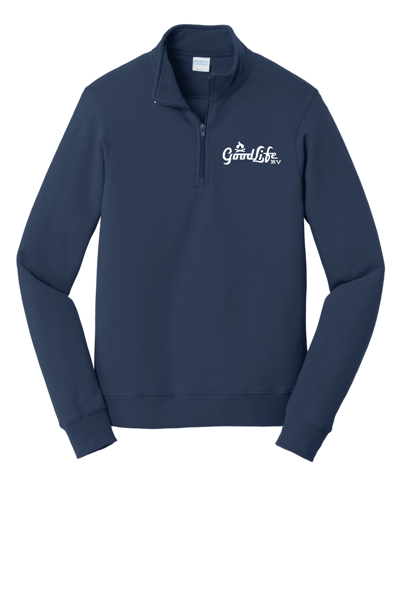 Port & Company® Fan Favorite™ Fleece 1/4-Zip Pullover Sweatshirt - PC850Q - EMB Goodlife RV