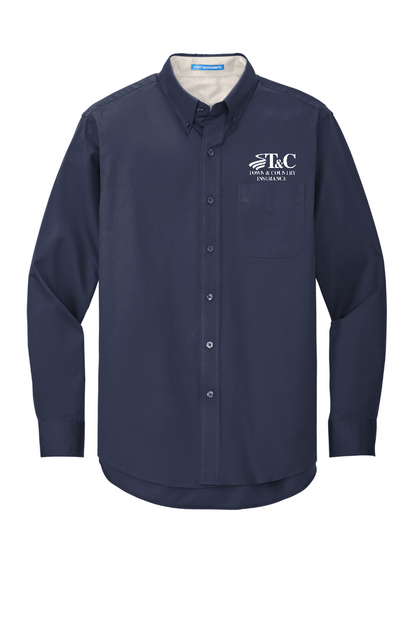 Port Authority Long Sleeve Easy Care Shirt - S608 - T&C