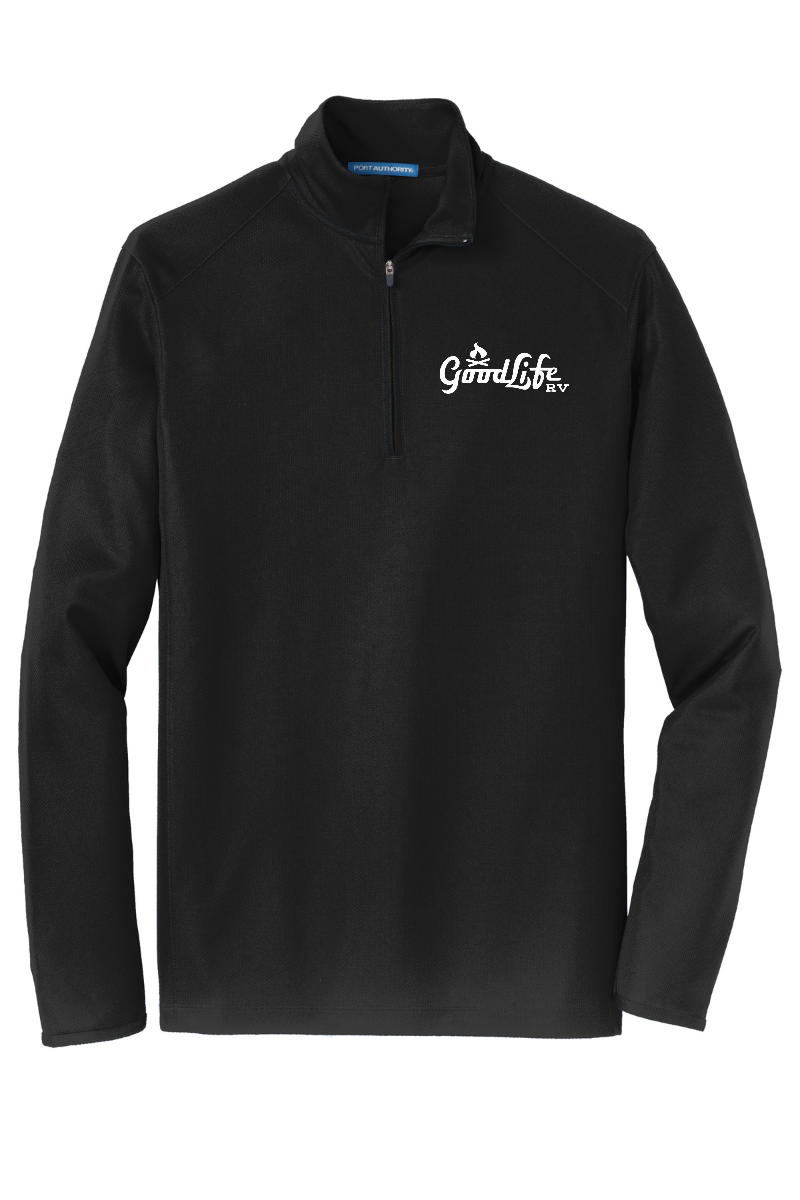 Port Authority® Pinpoint Mesh 1/2-Zip - K806 - EMB-Goodlife