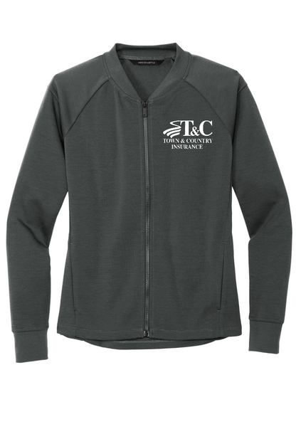 Mercer+Mettle® Women's Double-Knit Bomber - MM3001 - T&C