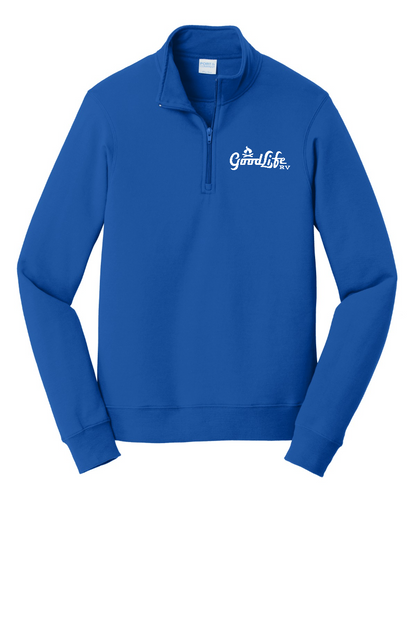 Port & Company® Fan Favorite™ Fleece 1/4-Zip Pullover Sweatshirt - PC850Q - EMB Goodlife RV