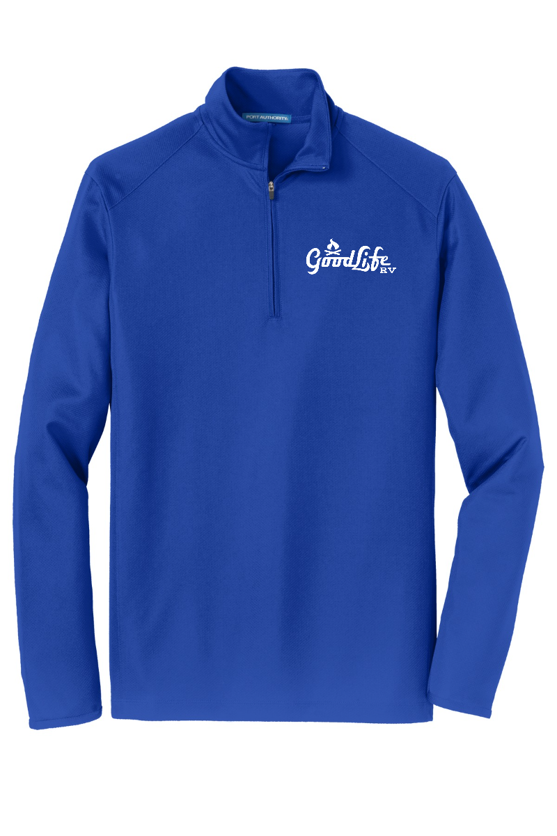 Port Authority® Pinpoint Mesh 1/2-Zip - K806 - EMB-Goodlife