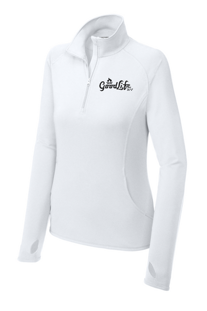 Women's Sport-Wick® Stretch 1/4-Zip Pullover - LST850 - EMB Goodlife RV