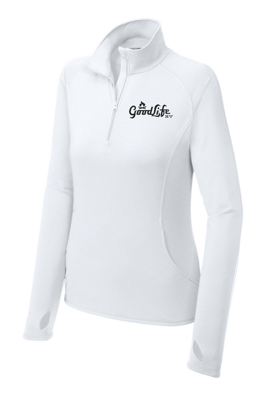 Women's Sport-Wick® Stretch 1/4-Zip Pullover - LST850 - EMB Goodlife RV