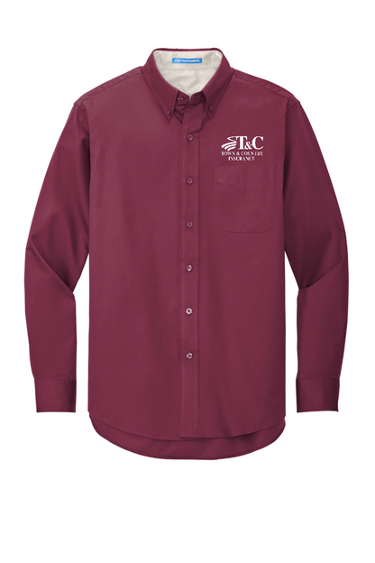 Port Authority Tall Long Sleeve Easy Care Shirt - TLS608 - T&C