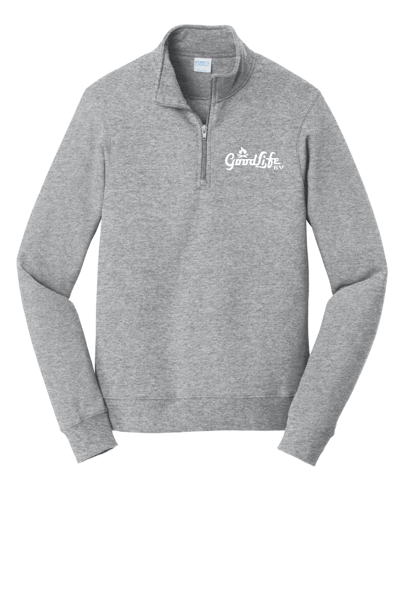Port & Company® Fan Favorite™ Fleece 1/4-Zip Pullover Sweatshirt - PC850Q - EMB Goodlife RV