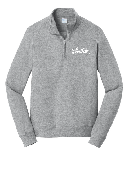 Port & Company® Fan Favorite™ Fleece 1/4-Zip Pullover Sweatshirt - PC850Q - EMB Goodlife RV