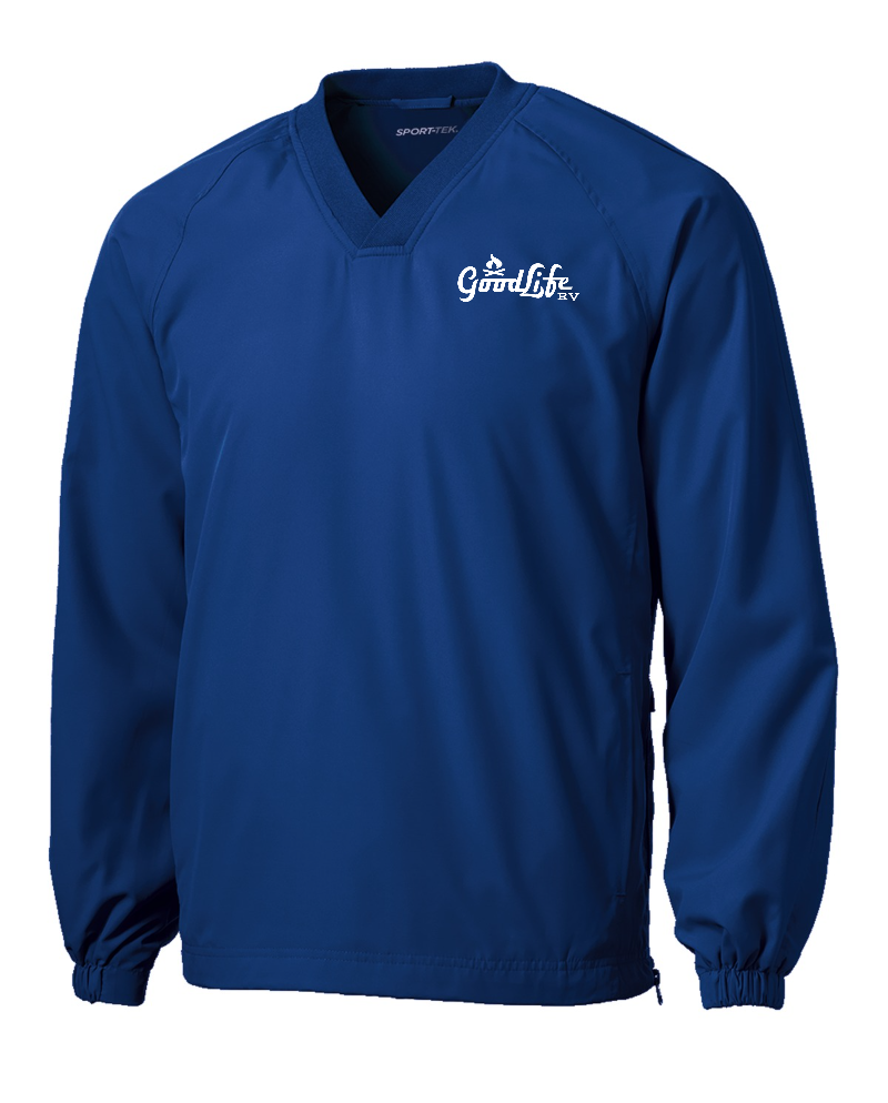 Sport-Tek® V-Neck Raglan Wind Shirt - JST72 - EMB Goodlife RV