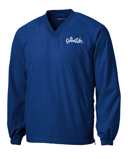 Sport-Tek® V-Neck Raglan Wind Shirt - JST72 - EMB Goodlife RV