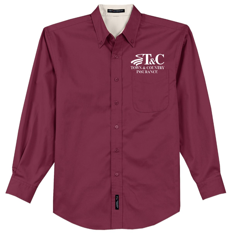 Port Authority Tall Long Sleeve Easy Care Shirt - TLS608 - T&C