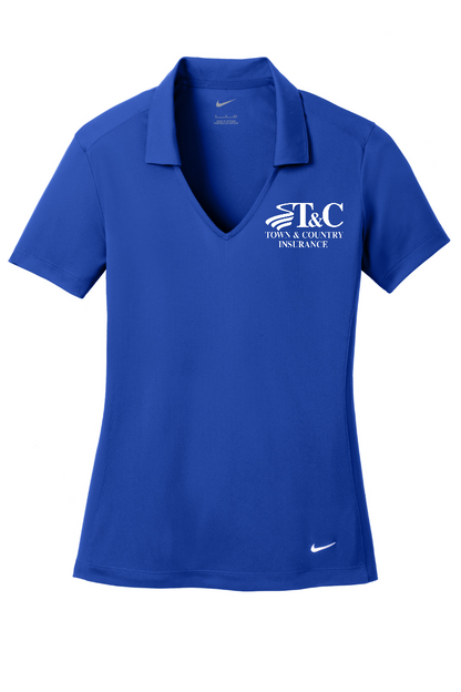 Nike Golf Ladies Dri-FIT Vertical Mesh Polo - 637165 - T&C