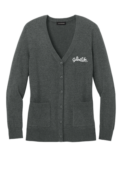 Port Authority® Women’s Easy Care Button-Up Cardigan Sweater - LSW4150 - EMB Goodlife RV