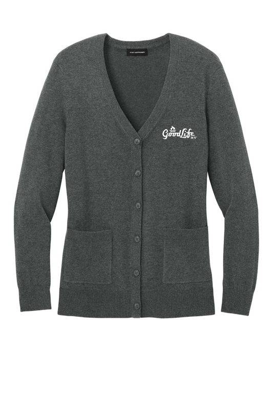 Port Authority® Women’s Easy Care Button-Up Cardigan Sweater - LSW4150 - EMB Goodlife RV