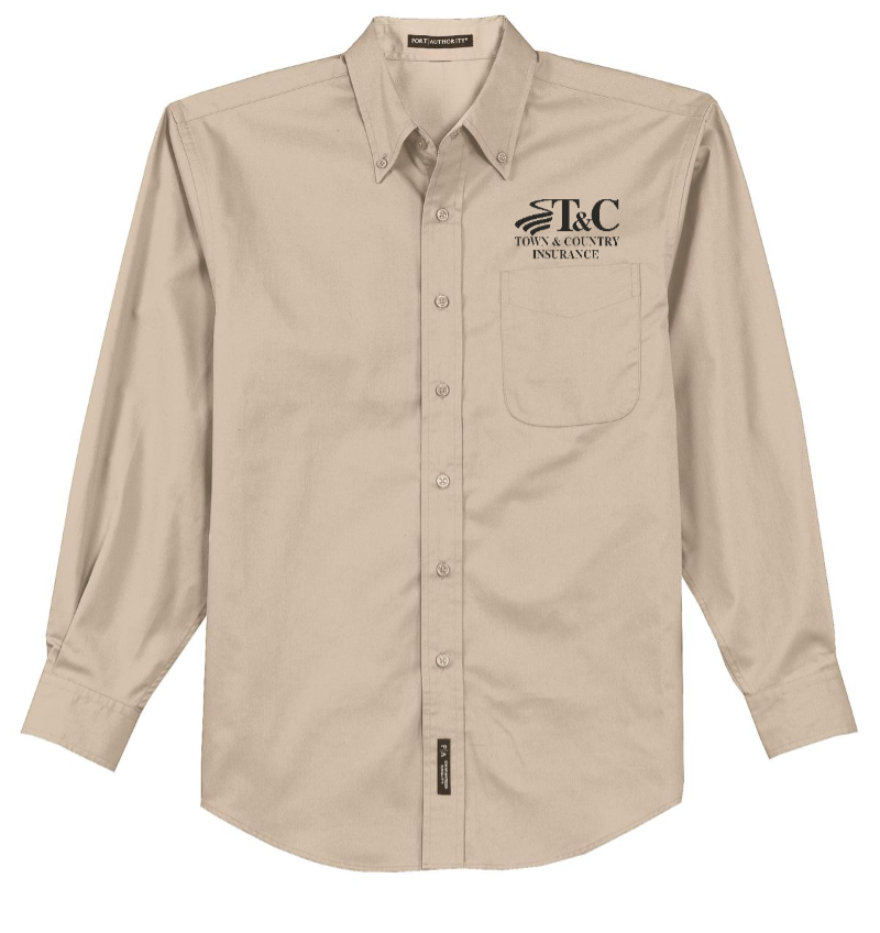 Port Authority Long Sleeve Easy Care Shirt - S608 - T&C
