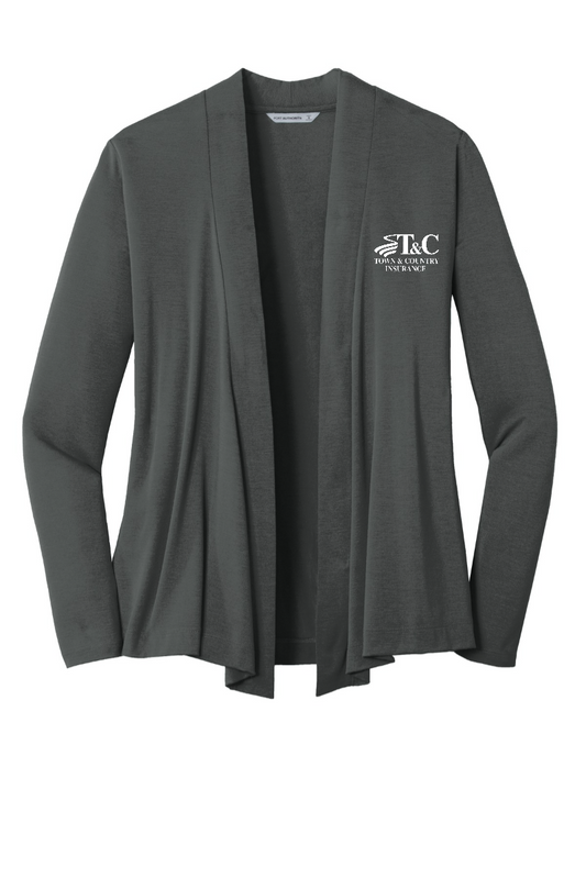 Port Authority Ladies Concept Knit Cardigan - L5430 - T&C