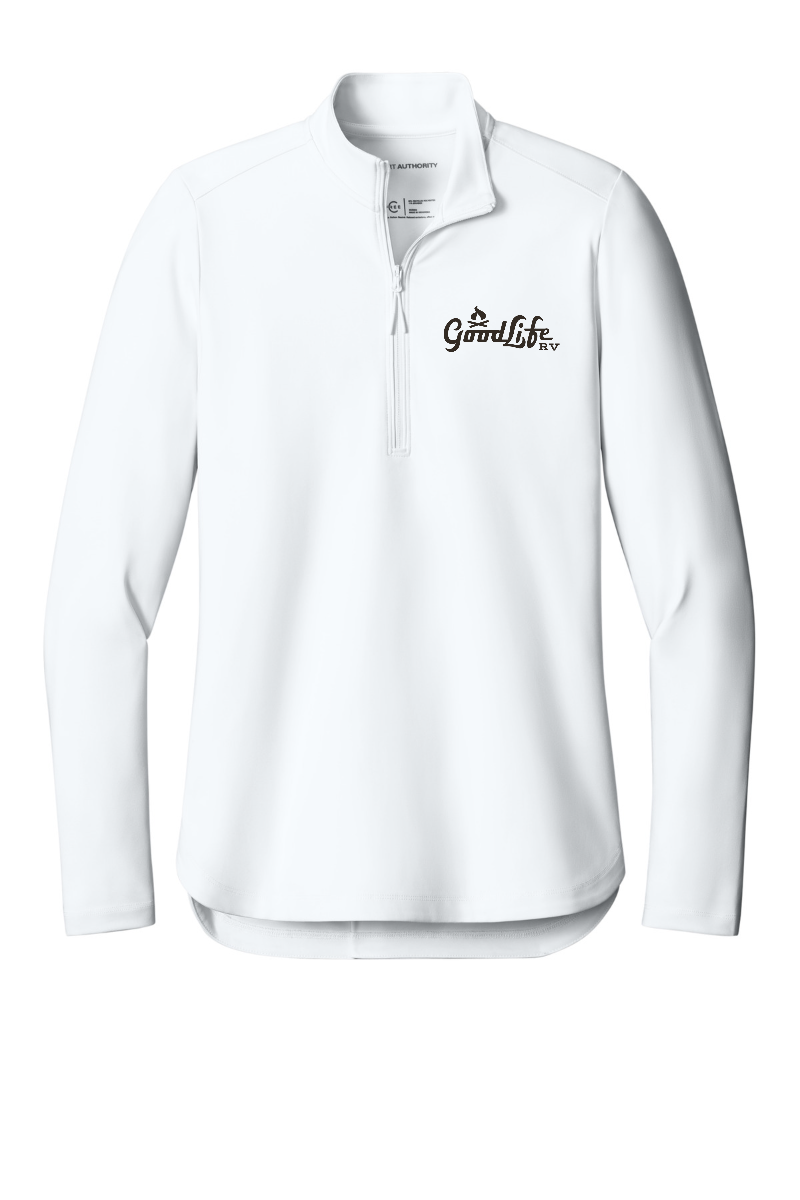 Port Authority Women's C-FREE Double Knit 1/4-Zip - LK880 - EMB Goodlife RV