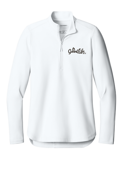 Port Authority Women's C-FREE Double Knit 1/4-Zip - LK880 - EMB Goodlife RV