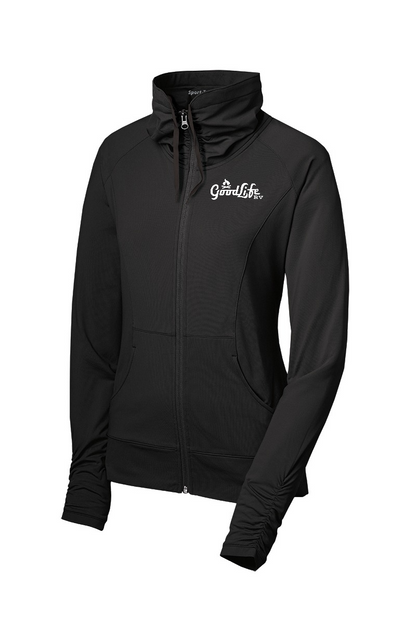 Sport-Tek® Women's Sport-Wick® Stretch Full-Zip Jacket - LST852 - EMB Goodlife RV