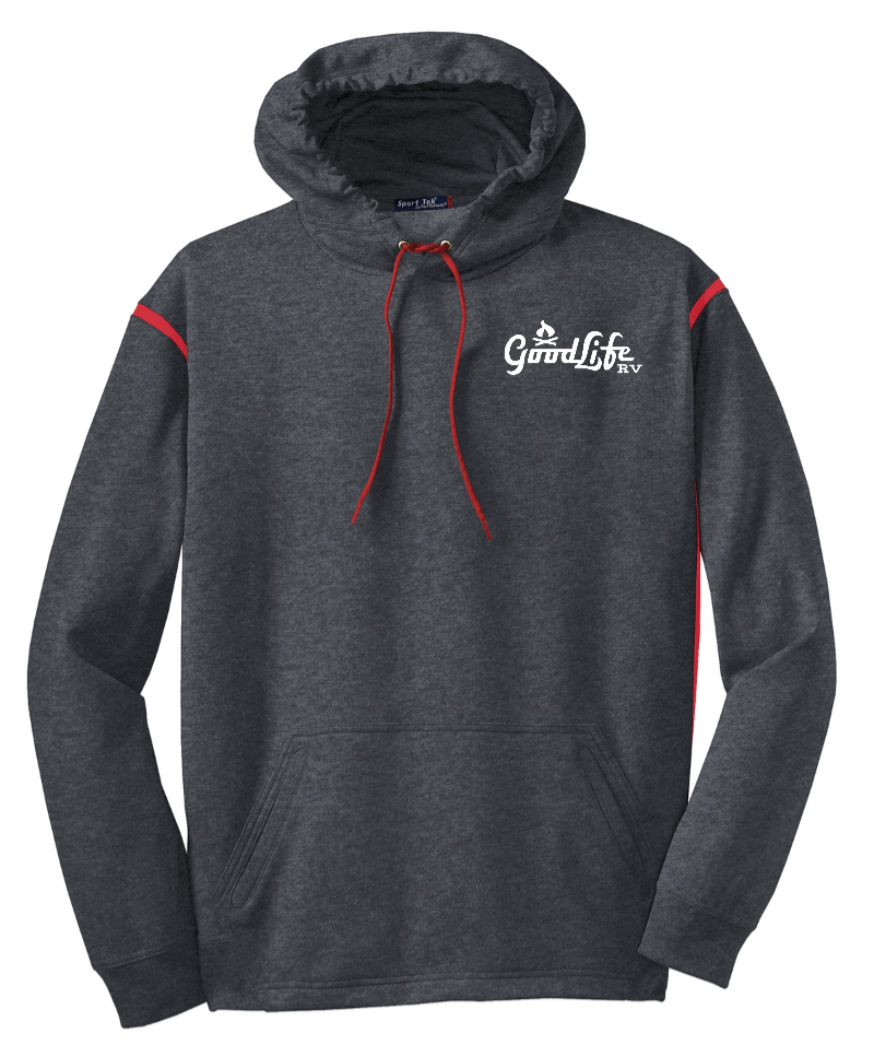 Sport-Tek® Tech Fleece Colorblock Hooded Sweatshirt - F246 - EMB Goodlife RV