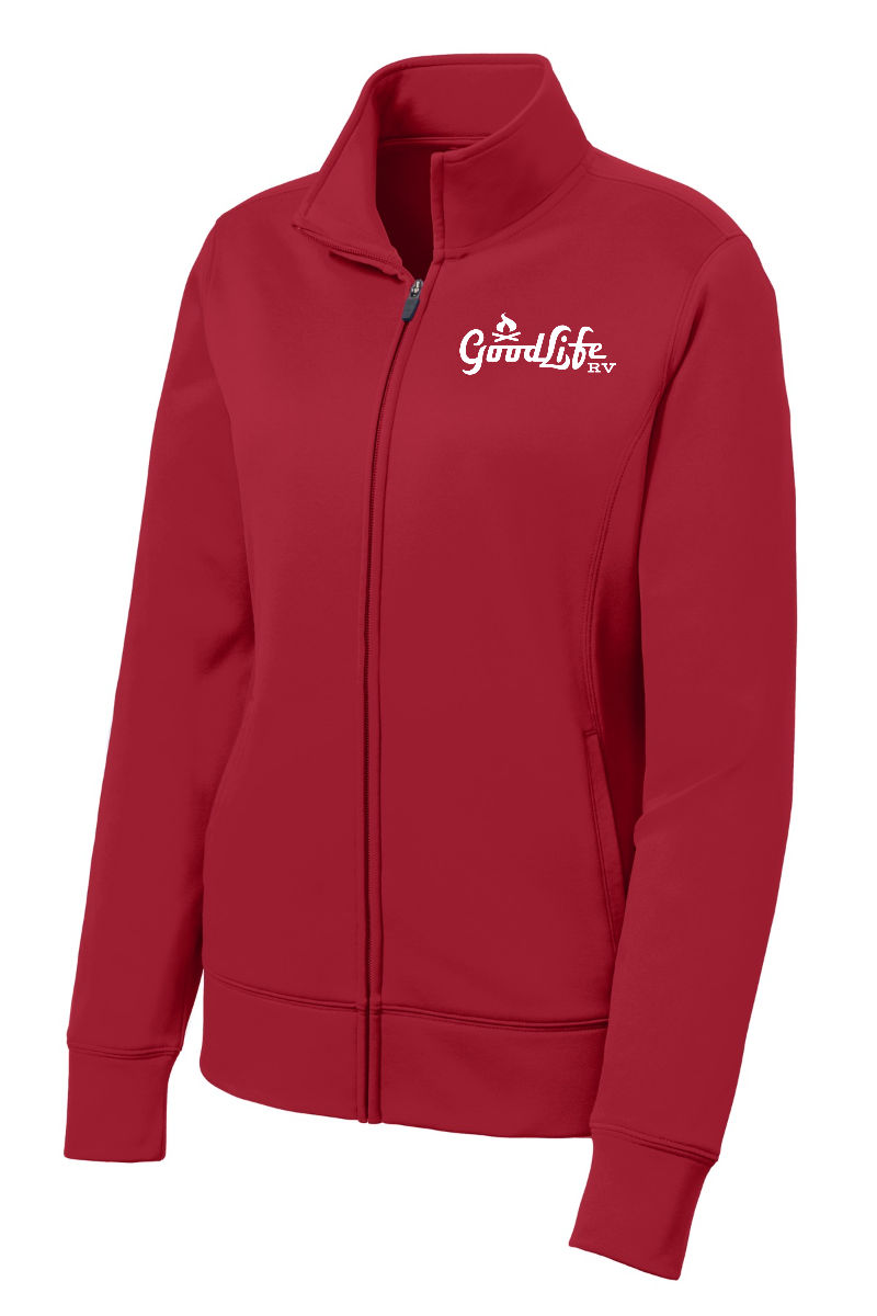 Sport-Tek® Women's Sport-Wick® Fleece Full-Zip Jacket - LST241 - EMB Goodlife RV
