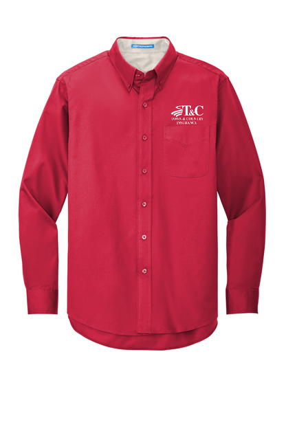 Port Authority Long Sleeve Easy Care Shirt - S608 - T&C