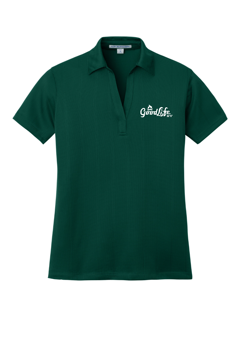 Port Authority Women's Performance Fine Jacquard Polo - L528 - EMB Goodlife RV