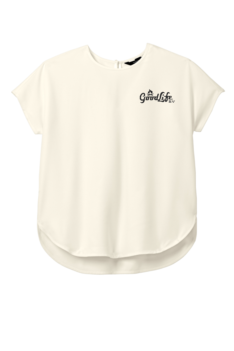 Mercer+Mettle Women's Stretch Crepe Crew - MM2015 - EMB Goodlife RV