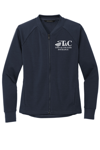 Mercer+Mettle® Women's Double-Knit Bomber - MM3001 - T&C