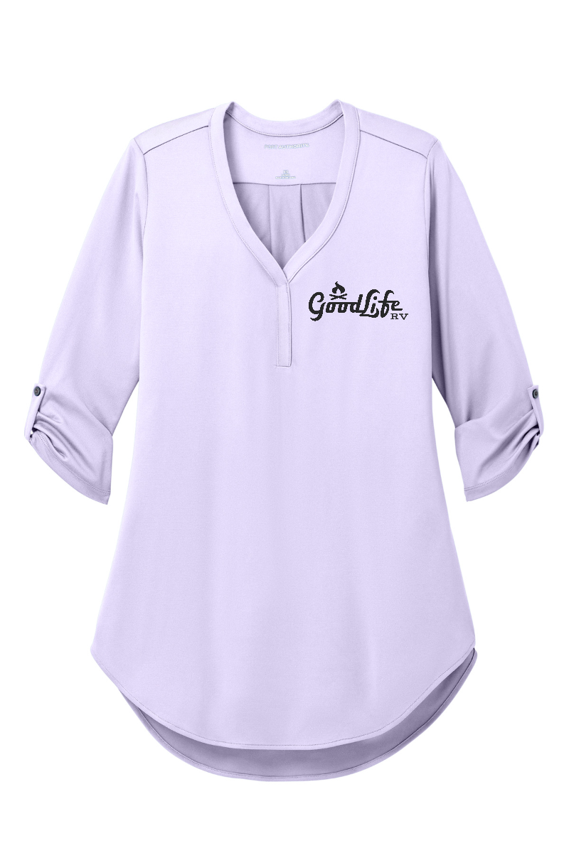 Port Authority® Women's City Stretch 3/4-Sleeve Tunic - LK6840 - EMB  Goodlife RV