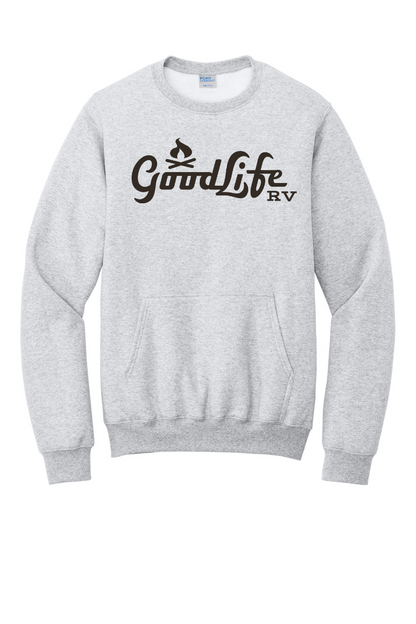 Port & Company® Core Fleece Crewneck Pocket Sweatshirt - PC78PKT - DTF Goodlife RV