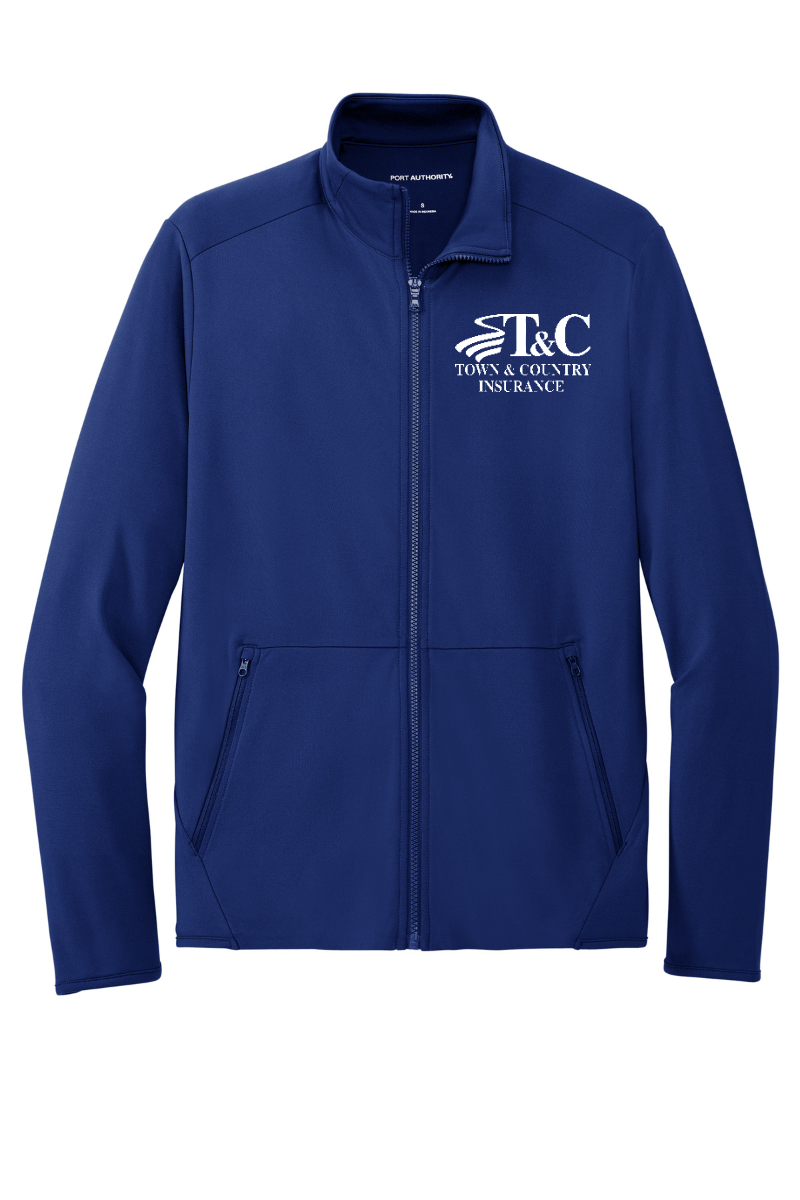 Extended Sizes - Port Authority Accord Stretch Fleece Full-Zip - K595 - T&C