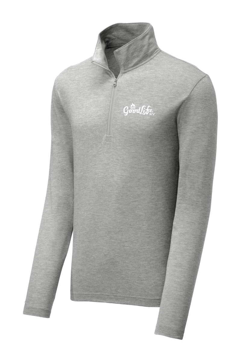 Sport-Tek PosiCharge Tri-Blend Wicking 1/4-Zip Pullover - ST407- EMB Goodlife RV