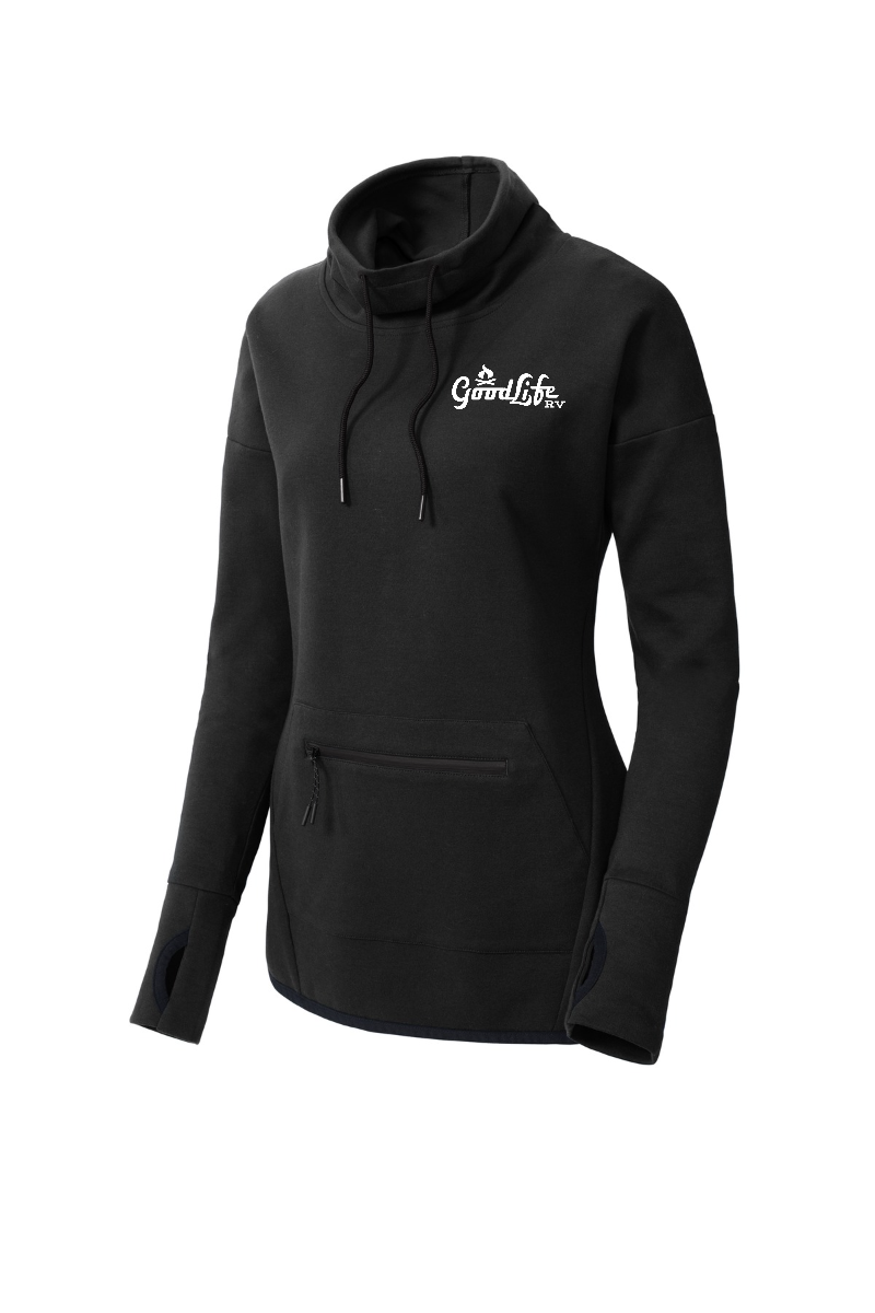 Sport-Tek Women's Triumph Cowl Neck Pullover - LST280 - EMB Goodlife RV