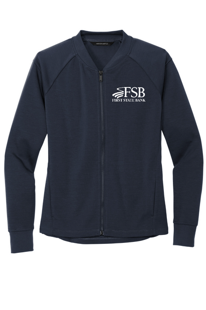 Mercer+Mettle® Women's Double-Knit Bomber - MM3001 - FSB