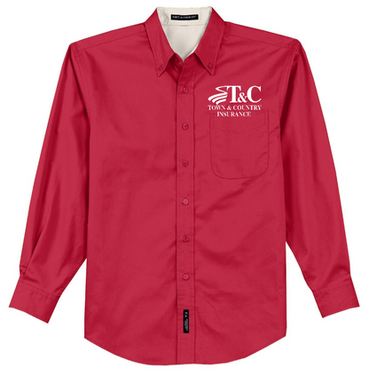Port Authority Tall Long Sleeve Easy Care Shirt - TLS608 - T&C