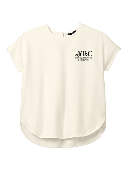 Mercer+Mettle® Women's Stretch Crepe Crew - MM2015 - T&C