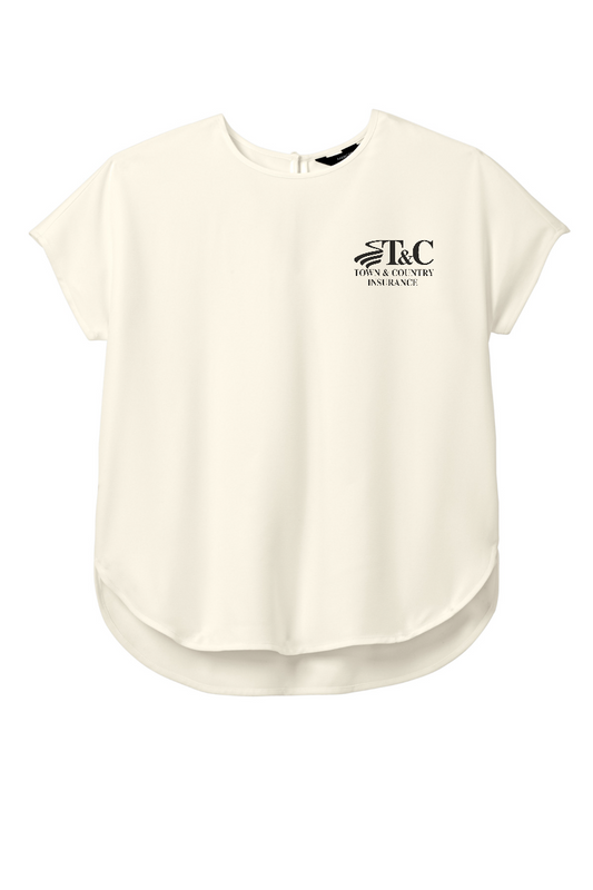 Mercer+Mettle® Women's Stretch Crepe Crew - MM2015 - T&C