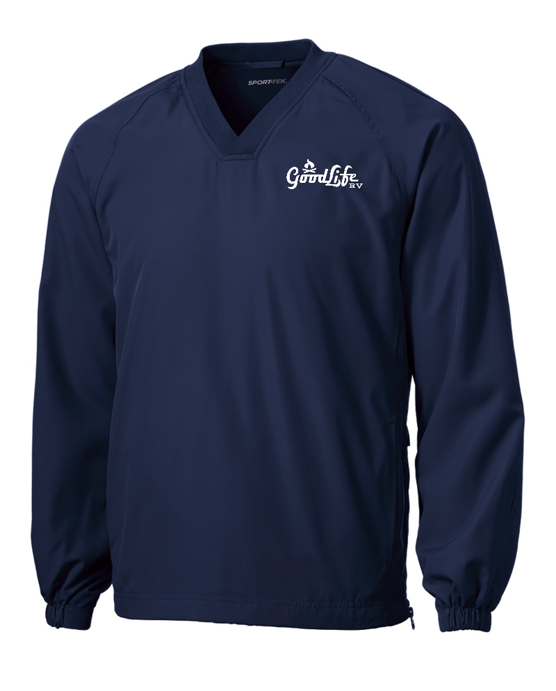 Sport-Tek® V-Neck Raglan Wind Shirt - JST72 - EMB Goodlife RV