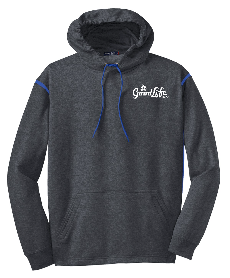 Sport-Tek® Tech Fleece Colorblock Hooded Sweatshirt - F246 - EMB Goodlife RV