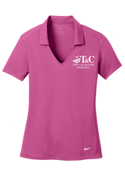 Nike Golf Ladies Dri-FIT Vertical Mesh Polo - 637165 - T&C