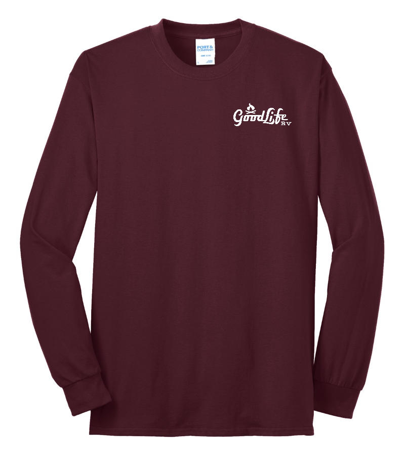 Port & Company® Tall Long Sleeve Core Blend Tee - PC55LST - DTF Goodlife RV