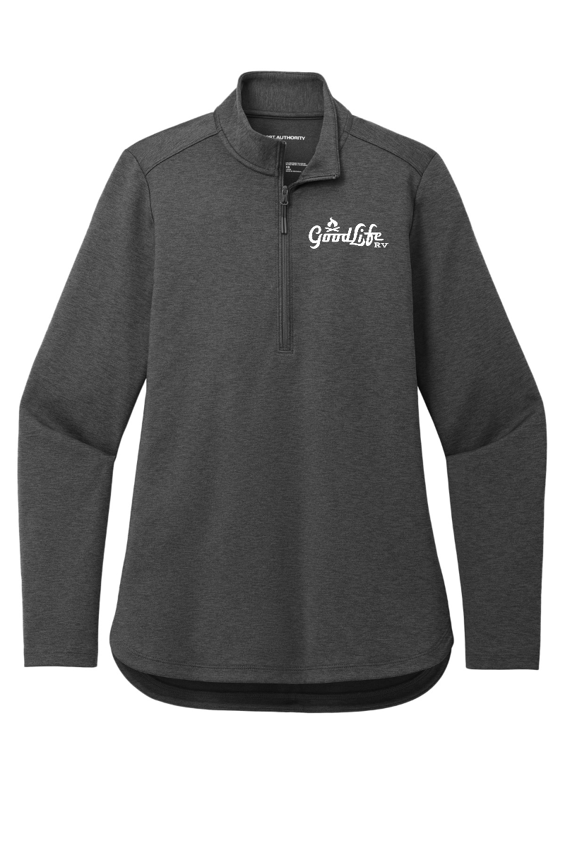 Port Authority Women's C-FREE Double Knit 1/4-Zip - LK880 - EMB Goodlife RV