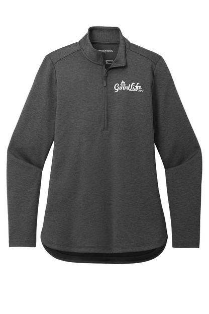 Port Authority Women's C-FREE Double Knit 1/4-Zip - LK880 - EMB Goodlife RV