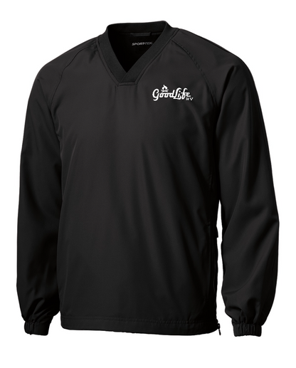 Sport-Tek® V-Neck Raglan Wind Shirt - JST72 - EMB Goodlife RV