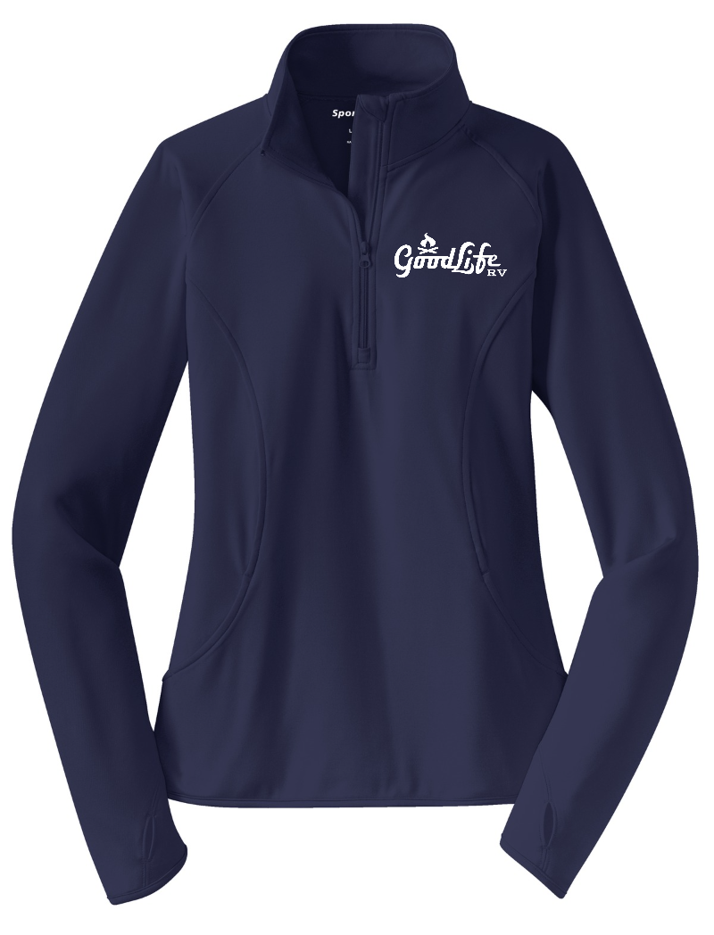 Women's Sport-Wick® Stretch 1/4-Zip Pullover - LST850 - EMB Goodlife RV