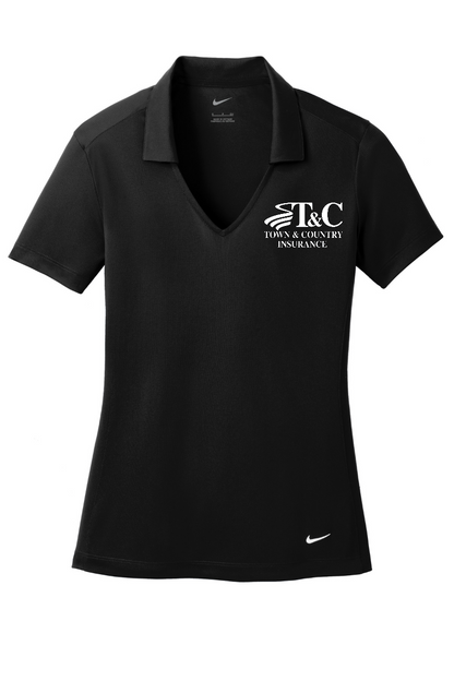 Nike Golf Ladies Dri-FIT Vertical Mesh Polo - 637165 - T&C