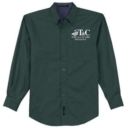 Extended Sizes - Port Authority Tall Long Sleeve Easy Care Shirt - TLS608 - T&C