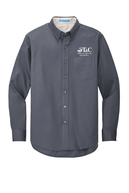 Port Authority Long Sleeve Easy Care Shirt - S608 - T&C