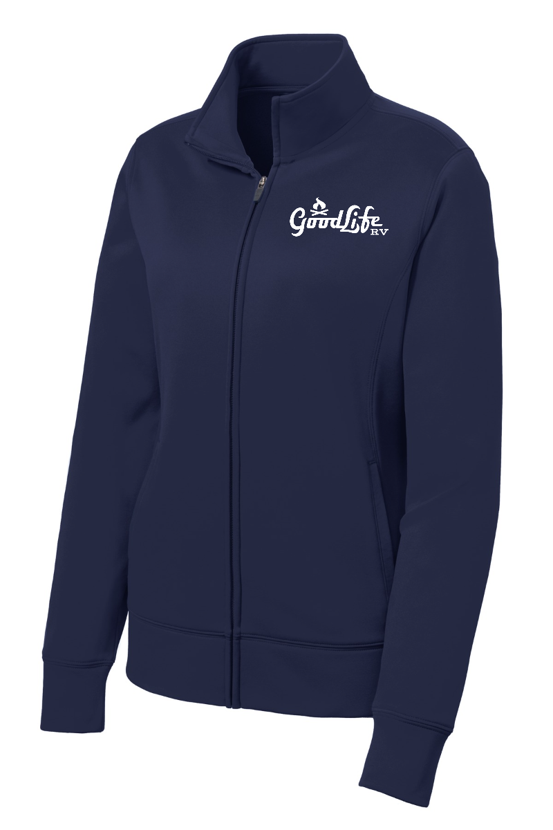 Sport-Tek® Women's Sport-Wick® Fleece Full-Zip Jacket - LST241 - EMB Goodlife RV