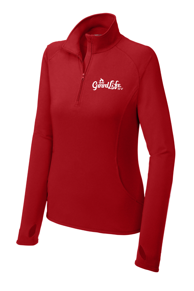 Women's Sport-Wick® Stretch 1/4-Zip Pullover - LST850 - EMB Goodlife RV